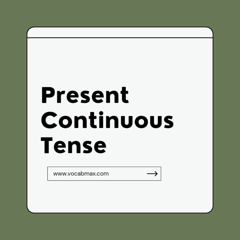 Present Continuous Tense in Hindi