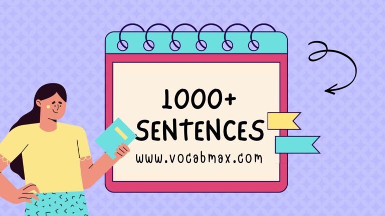 1000 English Sentences Used in Daily Life, Daily Use English Sentences